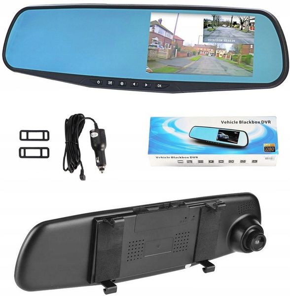 WIDEOREJESTRATOR KAMERA COFANIA LUSTERKO FULL HD zdjęcie 1
