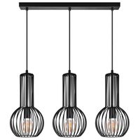 BONGO 3 Lampa wisząca - Loftowa, druciana, 3xE27