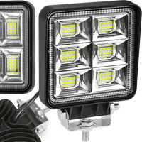 LAMPA ROBOCZA 48 LED PANEL 144W HALOGEN 6000LM 12V 24V SZPERACZ IP65