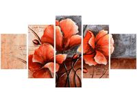 80CM 150CM OBRAZ 5 ELEM AUTORSKIE MAKI ŚCIENNY