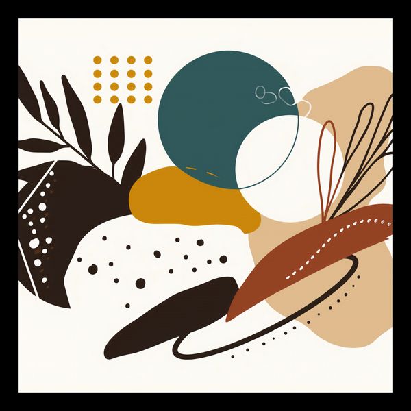 Plakat 30x30cm Kwiatowy Kalejdoskop zdjęcie 2