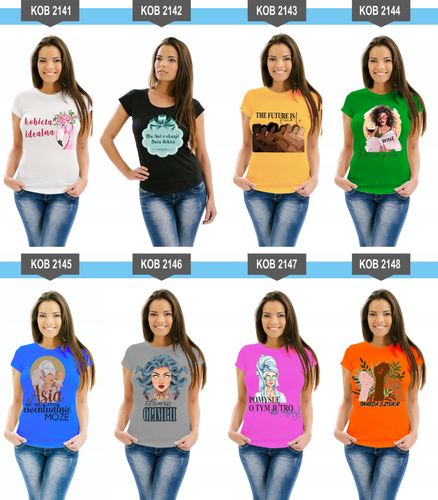 Koszulka z nadrukiem PREZENT na Dzień Kobiet na Arena.pl