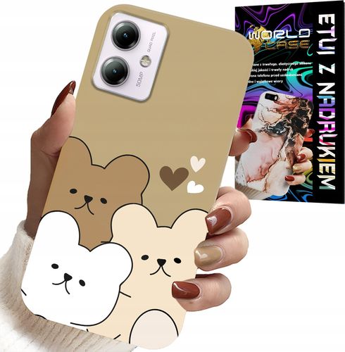 ETUI DO MOTOROLA MOTO G14 - MIŚ, MISIE WZORY DLA NAJMŁODSZYCH DZIECI na Arena.pl