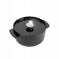 KitchenAid Cast Iron garnek żeliwny z pokrywką 22cm 3l emaliowany indukcja
