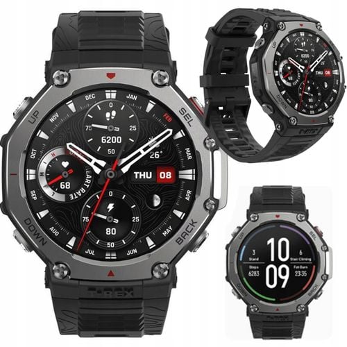 Smartwatch AMAZFIT T-Rex 3 Onyx Czarny na Arena.pl