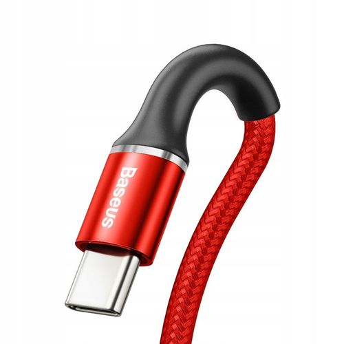 BASEUS PANCERNY SZYBKI KABEL LED USB-C 3A 100CM na Arena.pl