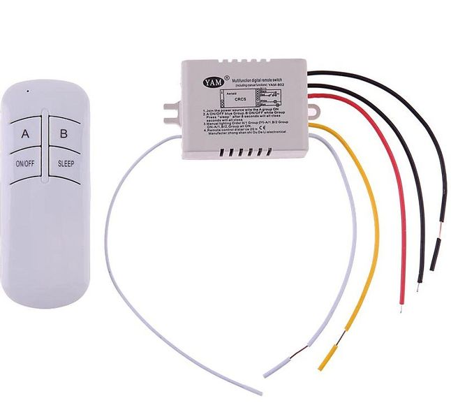 Sterownik zdalnego sterowania 2-drożny wł./wył. 220V bezprzewodowy zdjęcie 3