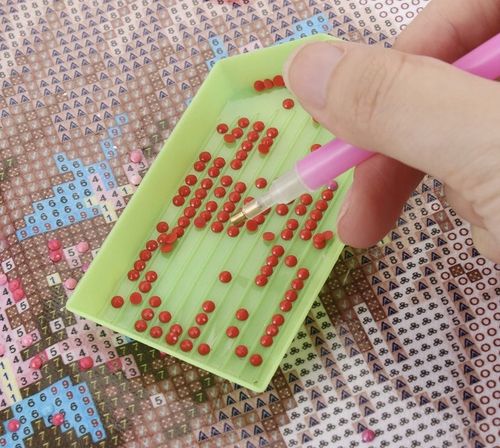 Akcesoria do Diamond Painting Haft Diamentowy Potężny Zestaw do Haftu Etui na Arena.pl