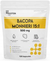 Proton Labs BACOPA MONNIERI 500mg DER 15:1 50% BAKOZYDÓW 120kaps PAMIĘĆ