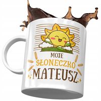 Dla Mateusza Kubek Na Urodziny Imieniny Prezent Z Nadrukiem Ze Zdjęciem