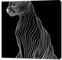 Obraz 100x100cm Minimalny Kontur