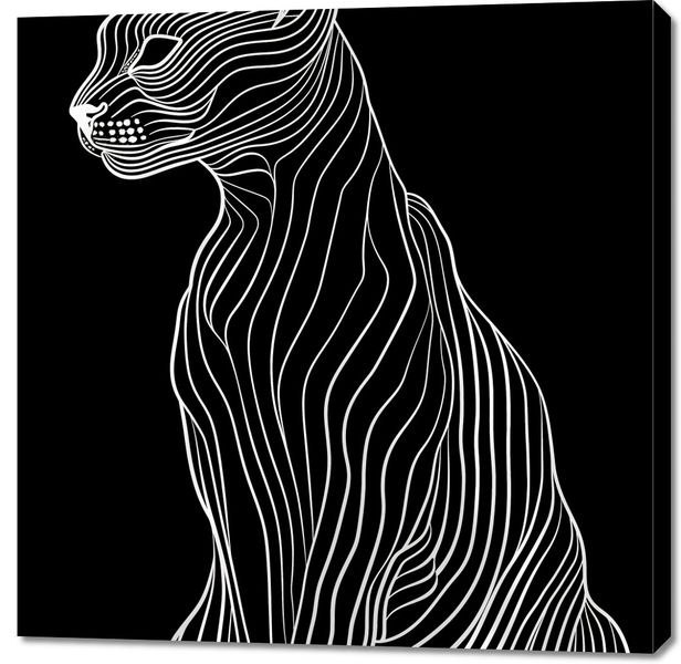 Obraz 100x100cm Minimalny Kontur zdjęcie 1