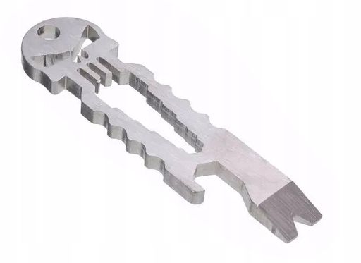 Breloczek do kluczy Czaszka Punisher Multitool Silver Mściciel Symbol Łomik zdjęcie 1