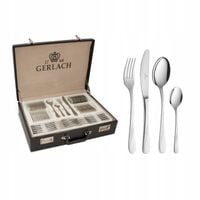 GERLACH CELESTIA NK04A SZTUĆCE 68el WALIZKA POŁYSK