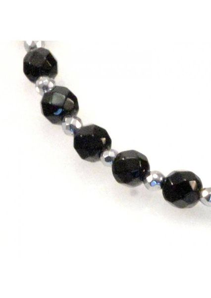 Bransoletka Spinel Hematyt 925 zdjęcie 2