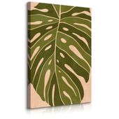 Obraz Do Salonu Liście Tropikalne Monstera Styl Boho Natura 40cm x 60cm