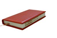 kalendarz książkowy dzienny bordowy b6 z wymiennym wkładem 2026r