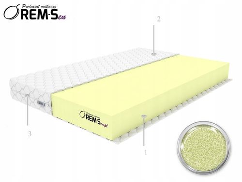 Materac 90x200 10cm H4 Twardy +Pokrowiec Pikowany na Arena.pl