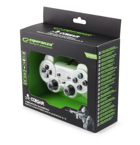 GAMEPAD PS3/PS3/PC USB CORSAIR BIAŁO/CZARNY na Arena.pl