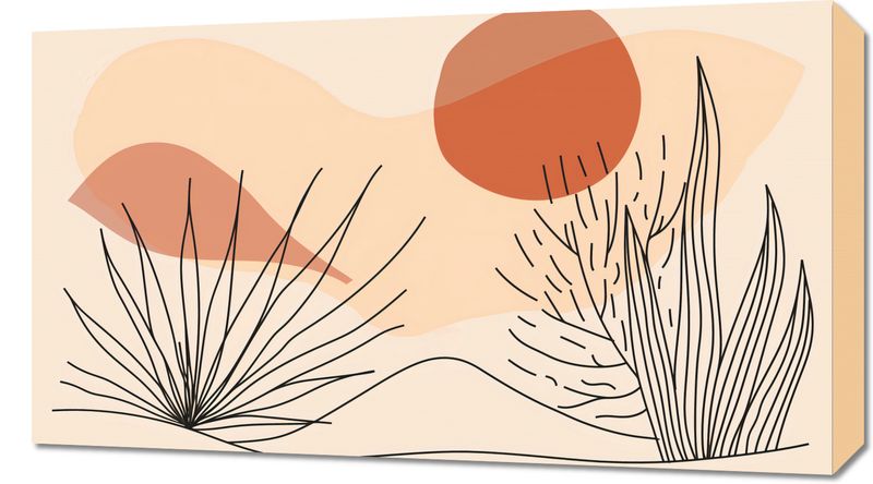 Obraz 70x40cm Miękka Roślinność zdjęcie 1