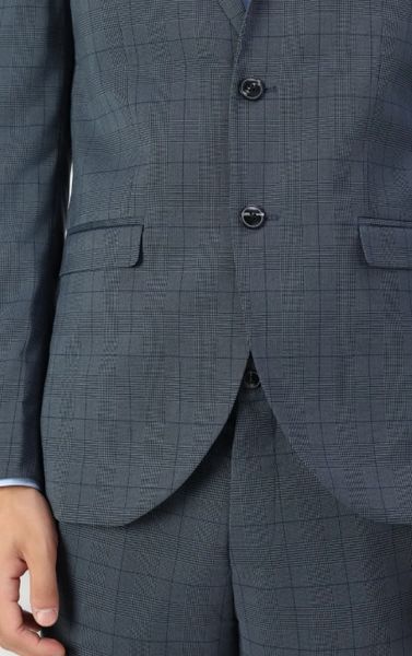 Jack & Jones PREMIUM JPRFRANCO CHECK - Suit - night sky 48 zdjęcie 3