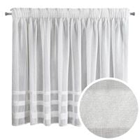 Firana gotowa na taśmie EFIL 295x150 Eurofirany biała