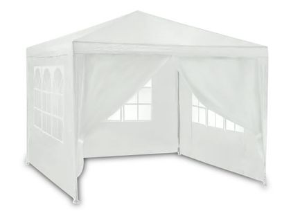 Pawilon namiot ogrodowy imprezowy altanka Plonos biały 3x3m 4936