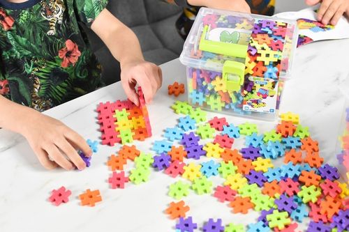 KLOCKI KONSTRUKCYJNE WAFLE MELI BASIC TRAVEL BOX 500 EL PUZZLE GOFRY na Arena.pl