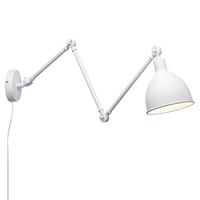 Biały kinkiet ruchomy Bazar 2827660-5007 By Rydens metalowy industrial