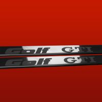 Listwa progowa VOLKSWAGEN GOLF MK2 GOLF GTI Stal nierdzewna 304 połysk 2szt