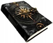 Notes Skórzany Pamiętnik Retro Róża Wiatrów 200 stron - AH12