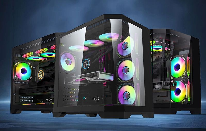 Obudowa DarkFlash FT350 + 5 fans ARGB zdjęcie 3