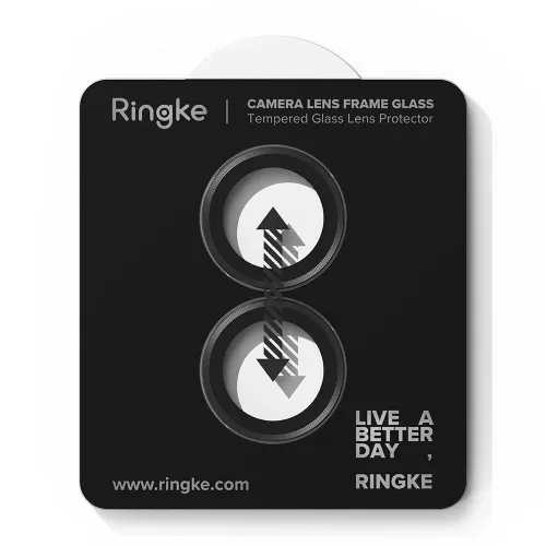 osłona aparatu ringke camera frame protector 2-pack na iphone 17 - czarna na Arena.pl