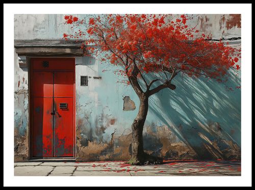 Plakat 70x50cm Widok Na Dawne na Arena.pl