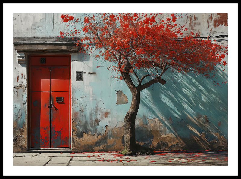 Plakat 70x50cm Widok Na Dawne zdjęcie 3