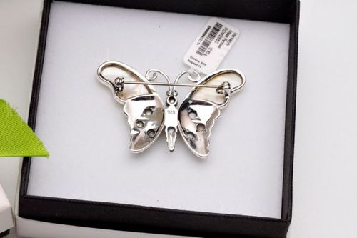 Srebrna broszka RDM2850 - Markazyty na Arena.pl