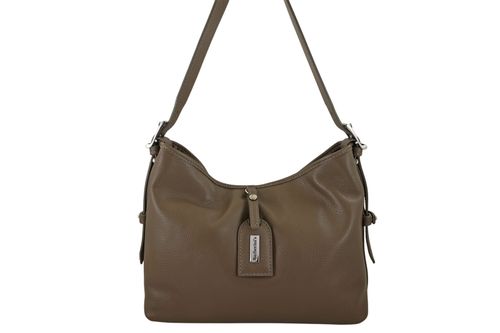 Codzienna torebka damska na ramię - Beżowa ciemna na Arena.pl