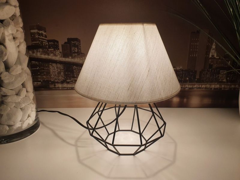 Lampka nocna 1xE27 PATI BLACK/WHITE zdjęcie 4