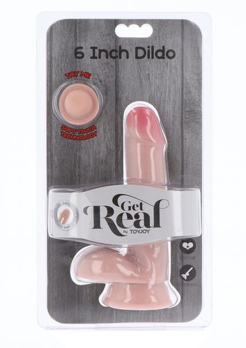 dual density dildo 6 in. balls light skin tone na Arena.pl