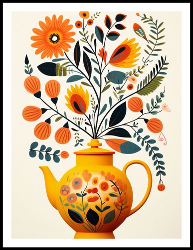 Plakat 60x80cm Bujna Herbata na Arena.pl