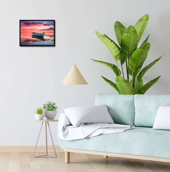 Plakat 40x30cm Spokój przed Połowem zdjęcie 4