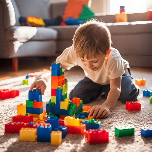 KLOCKI DUŻE PLASTIKOWE ZESTAW 200 el KONSTRUKCYJNE 28mm kolory dla chłopca na Arena.pl