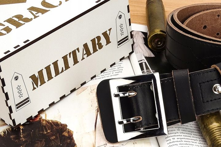 Pasek Męski Szeroki Pas wojskowy Gracio + GRATIS zdjęcie 5