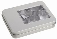 Zestaw foremek do pieczenia COOKIE BOX, srebrny