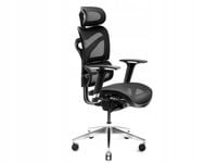 Fotel biurowy Diablo Chairs V-Commander Ergonomic Tkanina Czarny
