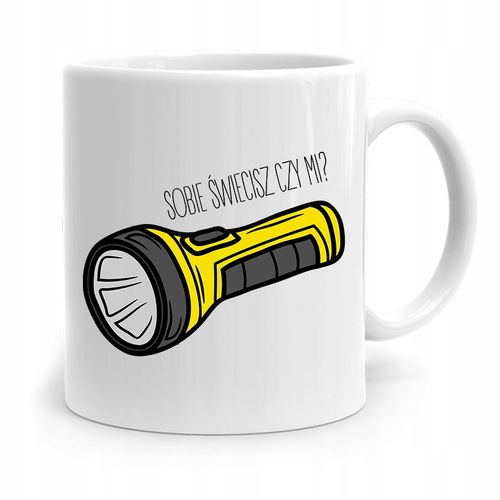 Kubek Na Dzień Ojca Dla Taty Sobie Świecisz Czy Mi Z Nadrukiem Ze Zdjęciem na Arena.pl