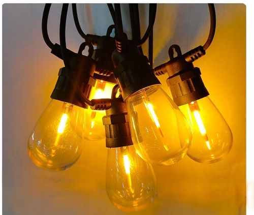 GIRLANDA SOLARNA lampki ogrodowe ŻARÓWKI duże LED na Arena.pl