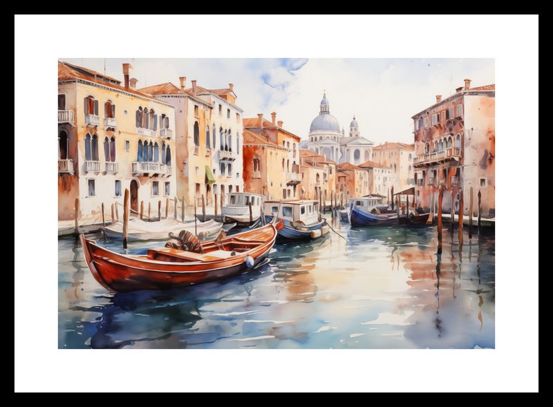 Plakat 30x20cm Wenecka Impresja zdjęcie 3