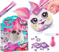 PROJEKT PLUSZ ZESTAW KREATYWNY FRYZURKI MASKOTKA Z AEROGRAFEM RÓŻYCZKA EPEE