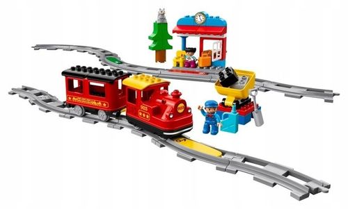 LEGO Duplo 10874 Kolejka Ciuchcia Pociąg Tory Światło Dźwięk Duże Klocki na Arena.pl